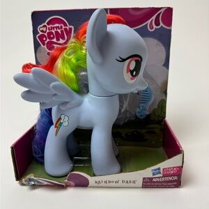 8” tall My Little Pony, Rainbow Dash.